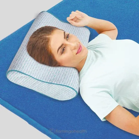 Flamingo Premium Memory Foam Pillow | Orthopedic Neck & Spine Support Pillow for Comfort & Pain Relief