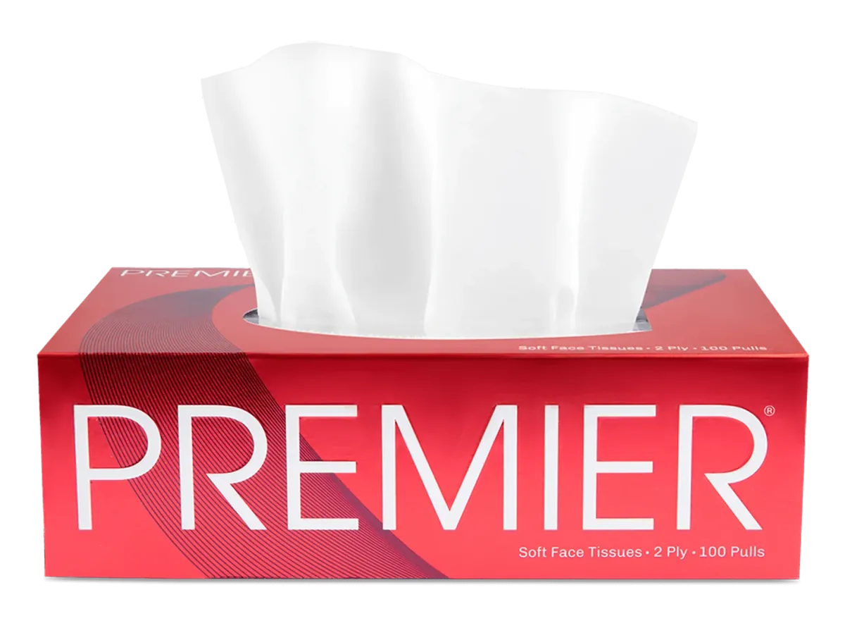 Premium Facial Tissue 100 Pulls (2 Ply) – Soft Tissue Paper for Daily Use