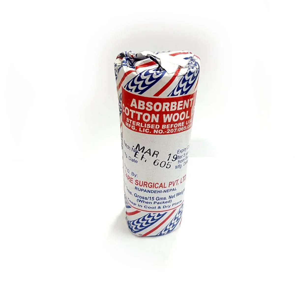 Absorbent Cotton Wool IP 15–25gm – Soft, Sterile & Highly Absorbent Medical Cotton 
