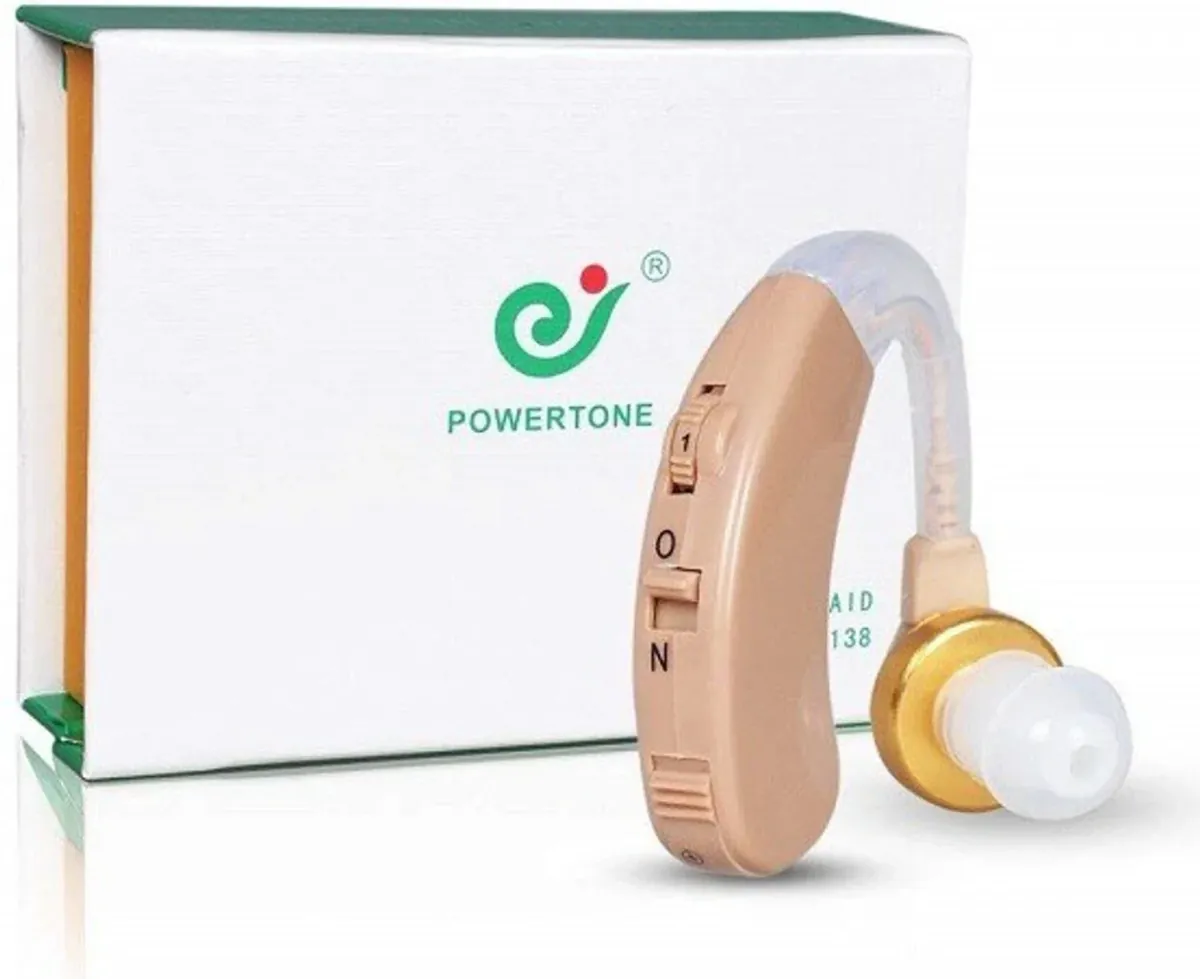 AXON F-138 Sound Enhancement Amplifier Behind The Ear Hearing Machine F-138 Sound Enhancement Amplifier Behind The Ear Hearing Machine Behind The Ear Hearing Aid (Beige)