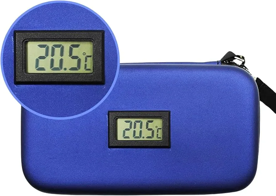 CareSoul EVA Insulin Cool Bag with Constant Temperature Monitoring | Portable Insulin Cooler Travel Case for Diabetes Medication Storage