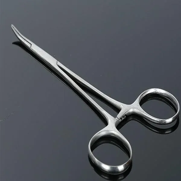 Curved Mosquito Artery Forceps 6 Inch Stainless Steel | Hemostatic Surgical Forceps for Vessel Clamping & Bleeding Control