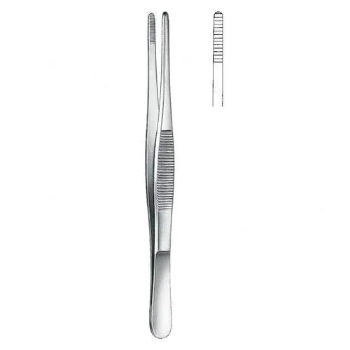 Dissecting Forceps Plain Stainless Steel 6 Inch Surgical Tissue Holding Forceps