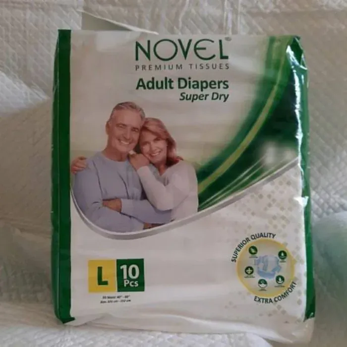 Novel Adult Diapers Unisex | High Absorbency Leak-Proof Disposable Incontinence Diapers for Men & Women|