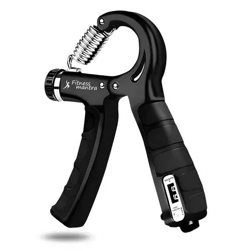 Adjustable Hand Gripper with Counter | Hand Grip Strength Trainer for Finger, Wrist & Forearm Exercise (5–60kg Resistance)