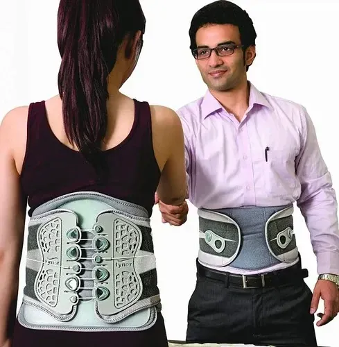 TYNOR Lacepull (A30) L.S Belt, for Lumbar Support & Pain Relief During Activities | Comfortable For Men & Women (Grey, Small/Medium, 1 Unit)