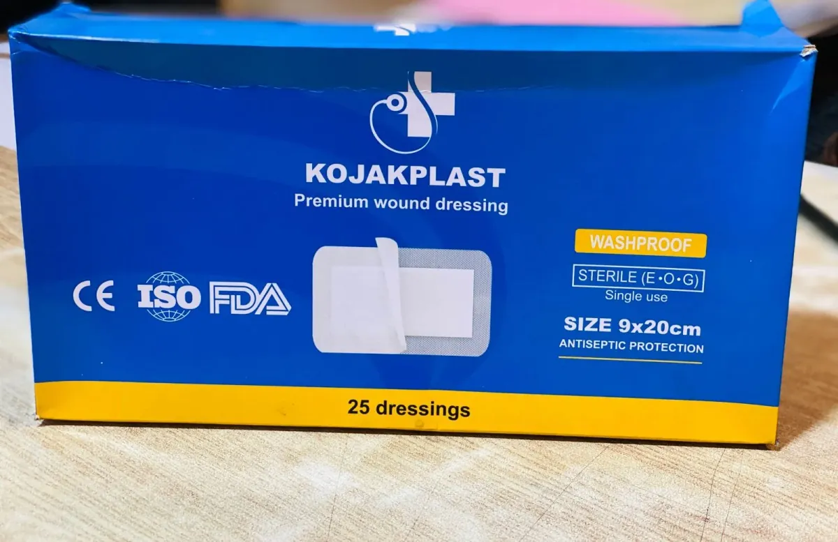 Kojakplast Premium Wound Dressing 9×20 cm – Sterile Wound Dressing Pad